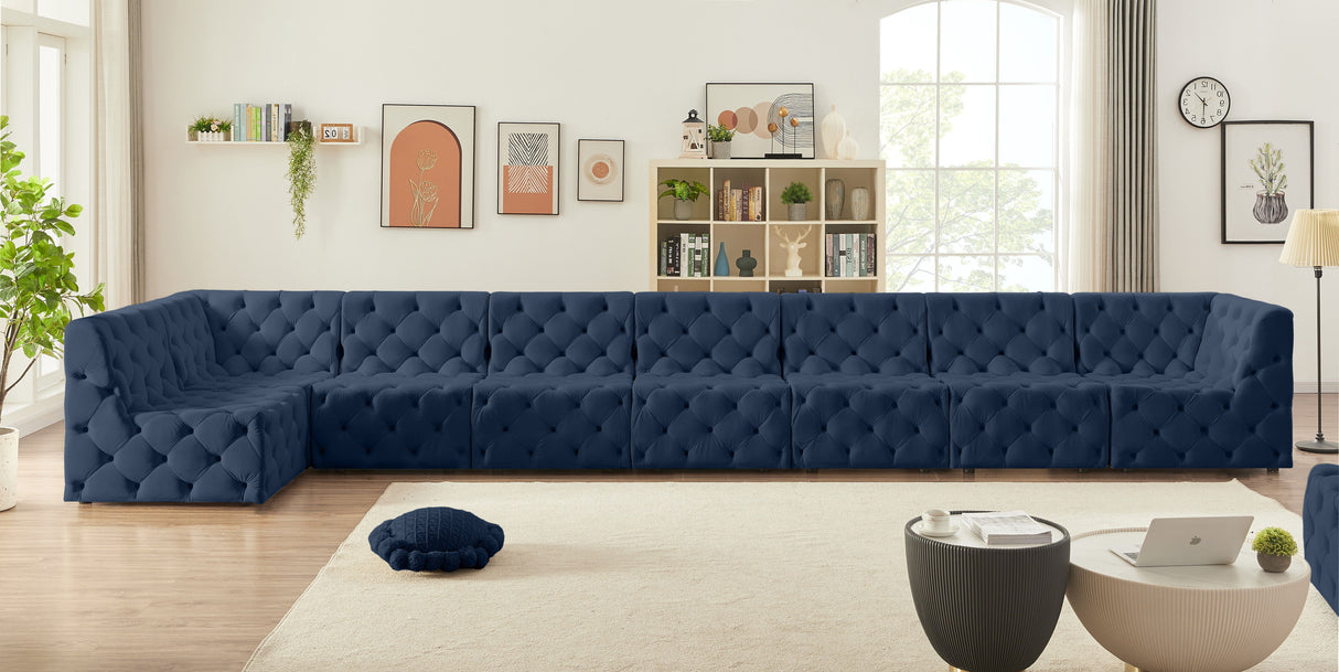 Tuft - Modular Sectional 8 Piece - Navy - Home Elegance USA