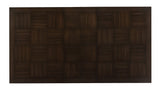 Contemporary Design Dark Brown Finish 1pc Dining Table with Separate Extension Leaf Wooden Dining Furniture - Home Elegance USA