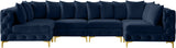 Tremblay - Modular Sectional 6 Piece - Navy - Modern & Contemporary - Home Elegance USA