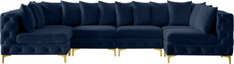 Tremblay - Modular Sectional 6 Piece - Navy - Modern & Contemporary - Home Elegance USA