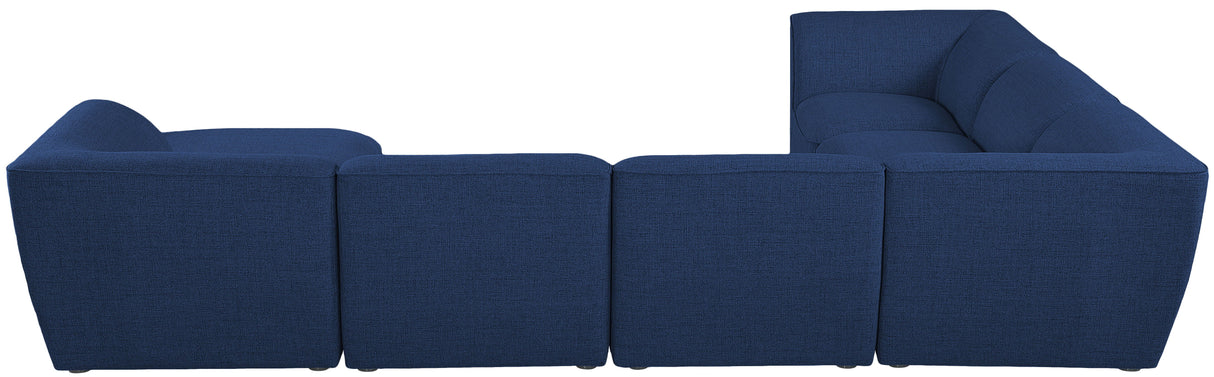 Miramar - Modular Sectional 7 Piece - Navy - Fabric - Home Elegance USA