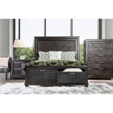 Argyros - 5 Piece Queen Bedroom Set With Chest - Espresso - Home Elegance USA