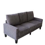 Modern Living Room Furniture Sofa in Dark Grey Fabric Home Elegance USA