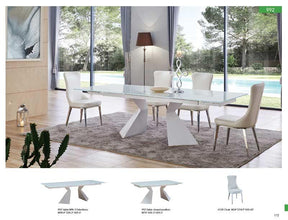 6138 5 Piece Modern Dining Room Set - 992-6138Dining-5Set | ESF