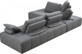 Divani Casa Edgar Modern Grey Fabric Modular Sectional Sofa Vgmb - 1765 - Gry | Home Elegance USA