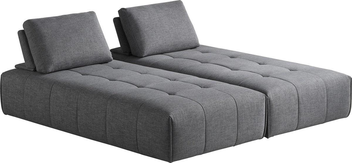 Divani Casa Edgar Modern Grey Fabric Modular Sectional Sofa Vgmb - 1765 - Gry | Home Elegance USA