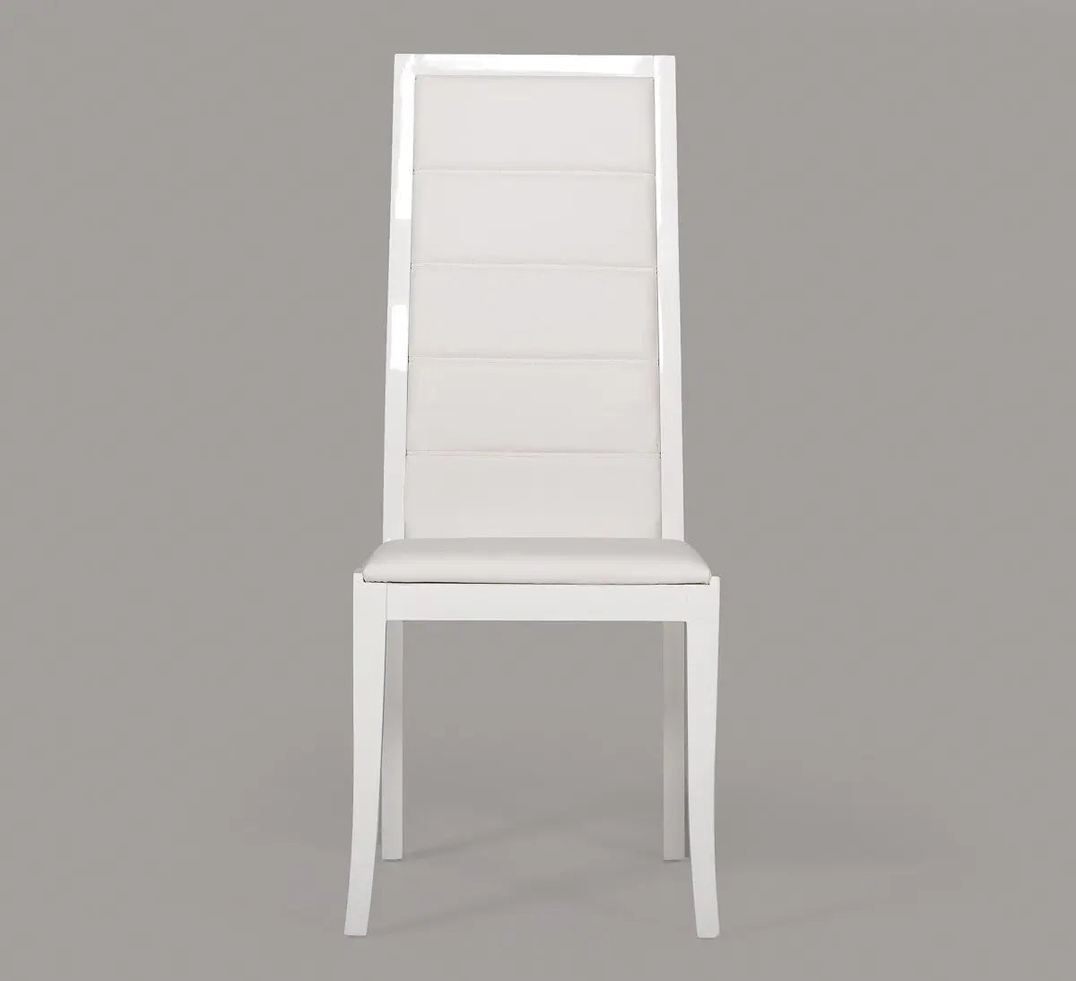 9007 Contemporary White Leatherette Dining Chairs (Set Of 2) Vggu9007Ch - Wht | Home Elegance USA