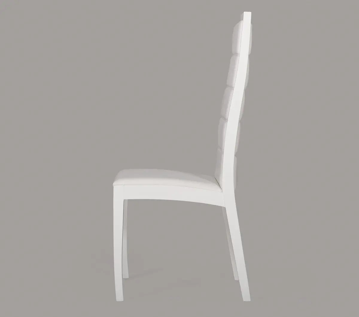 9007 Contemporary White Leatherette Dining Chairs (Set Of 2) Vggu9007Ch - Wht | Home Elegance USA