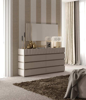 Marina Double Dresser With Mirror- Marinaddresser-Mirror | ESF