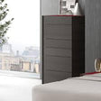 Lagos Natural Light Grey Lacquer Chest - 17867250-Ch | J&M