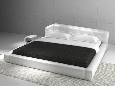 Dream White Queen Platform Bed - 17835-Q | J&M