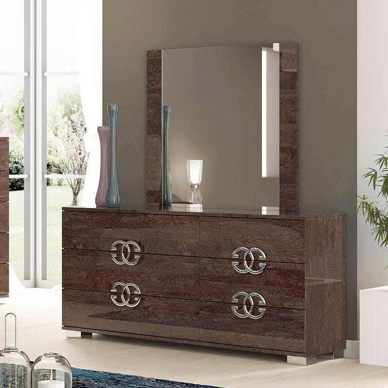 Esf Furniture - Prestige Dresser And Mirror - Prestige-Dr+M