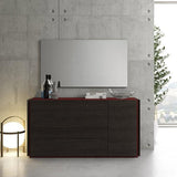 J&M Furniture - Lagos Natural Light Grey Lacquer Dresser - 17867250-D