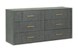 Vig Furniture Modrest Manchester- Contemporary Dark Grey Dresser