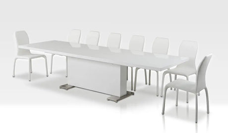 Vig Furniture - Bono Modern White Dining Table - Vggu-Bono2