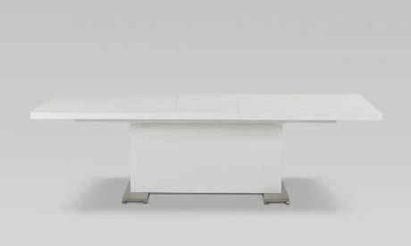 Vig Furniture - Bono Modern White Dining Table - Vggu-Bono2