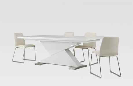 Vig Furniture - Bono "Z" - Modern White Dining Table - Vggubono