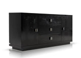 A&X Bellagio Modern Black Crocodile Lacquer Dresser Vgunrw109 - 180 - VGUNRW109 - 180 - Home Elegance USA - 3