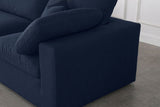 Serene - Cloud Modular Sectional 4 Piece - Navy - Home Elegance USA