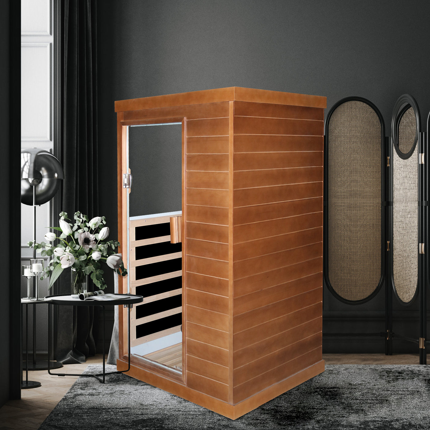 infrared sauna room single room