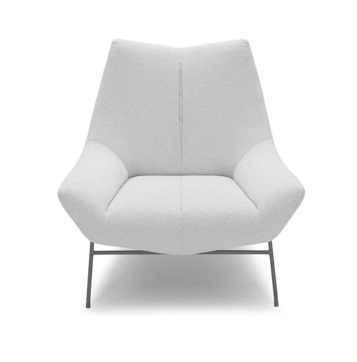 Divani Casa Colt Modern White Lounge Chair - Home Elegance USA