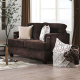 Brynlee - Sofa & Loveseat (*Pillows Sold Separately) - Chocolate | Home Elegance USA