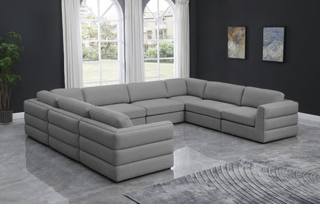 Beckham - Modular Sectional 8 Piece - Gray - Home Elegance USA