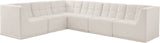 Relax - Modular Sectional 6 Piece - Cream - Fabric - Home Elegance USA