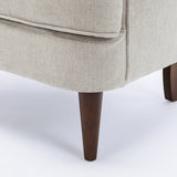 Fenton Upholstered Arm Chair - Sea Oat - Home Elegance USA