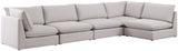 Mackenzie - Modular Sectional 5 Piece - Beige - Fabric - Home Elegance USA