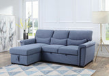 Haruko - Sectional Sofa - Blue Fabric - Home Elegance USA