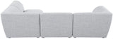 Miramar - Modular Sectional 4 Piece - Gray - Home Elegance USA