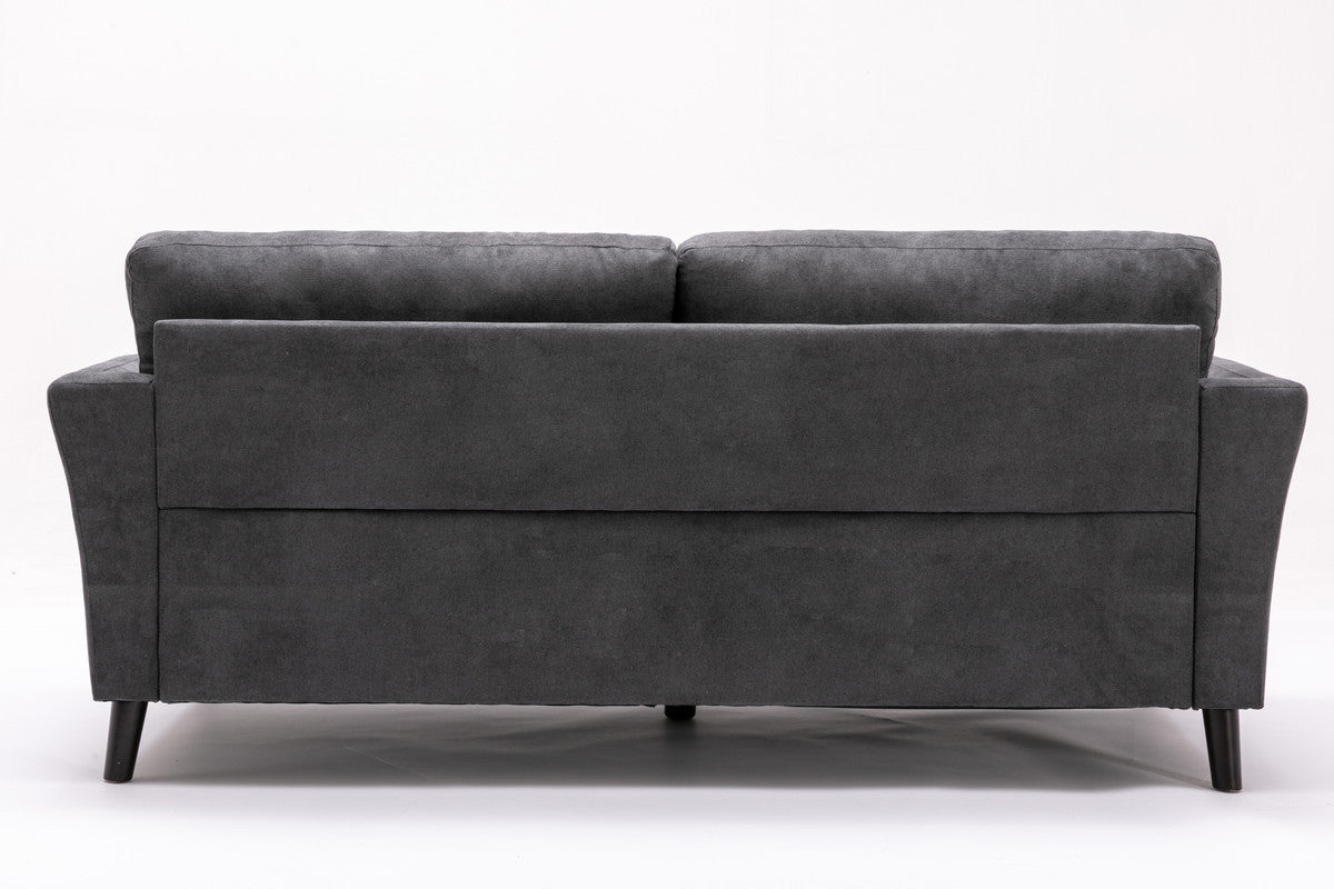 Damian Gray Velvet Fabric Sofa | Home Elegance USA