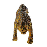 Ambrose Diamond Encrusted Gold Plated Panther (53"L x 9.5"W x 11"H)