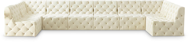 Tuft - Modular Sectional 8 Piece - Cream - Modern & Contemporary - Home Elegance USA