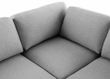 Beckham - Modular Sectional 4 Piece - Gray - Fabric - Home Elegance USA
