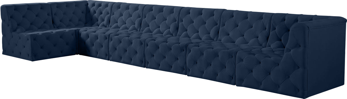 Tuft - Modular Sectional 7 Piece - Navy - Home Elegance USA