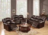 Motion Sofa 1pc Couch Living Room Furniture Brown Bonded Leather Home Elegance USA