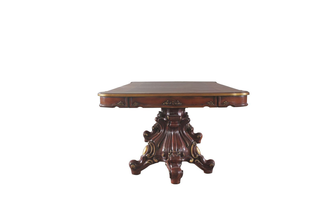ACME Picardy Dining Table, Cherry Oak 68220 - Home Elegance USA