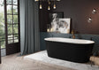 Acrylic Freestanding Soaking Bathtub-60‘’-black