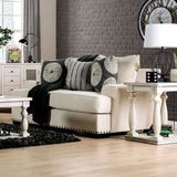 Germaine - Sofa & Loveseat - Ivory - Home Elegance USA