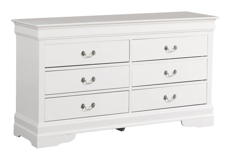Louis Phillipe G3190-D Dresser , White