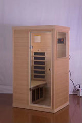 Mini Right Side  Hemlock Sauna Room