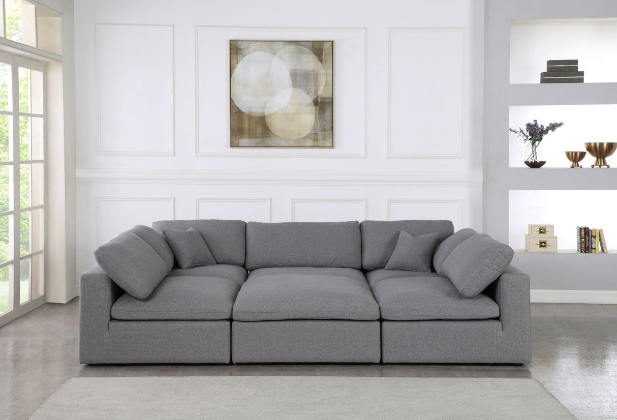 Serene - Cloud Modular Sectional - Grey - Home Elegance USA