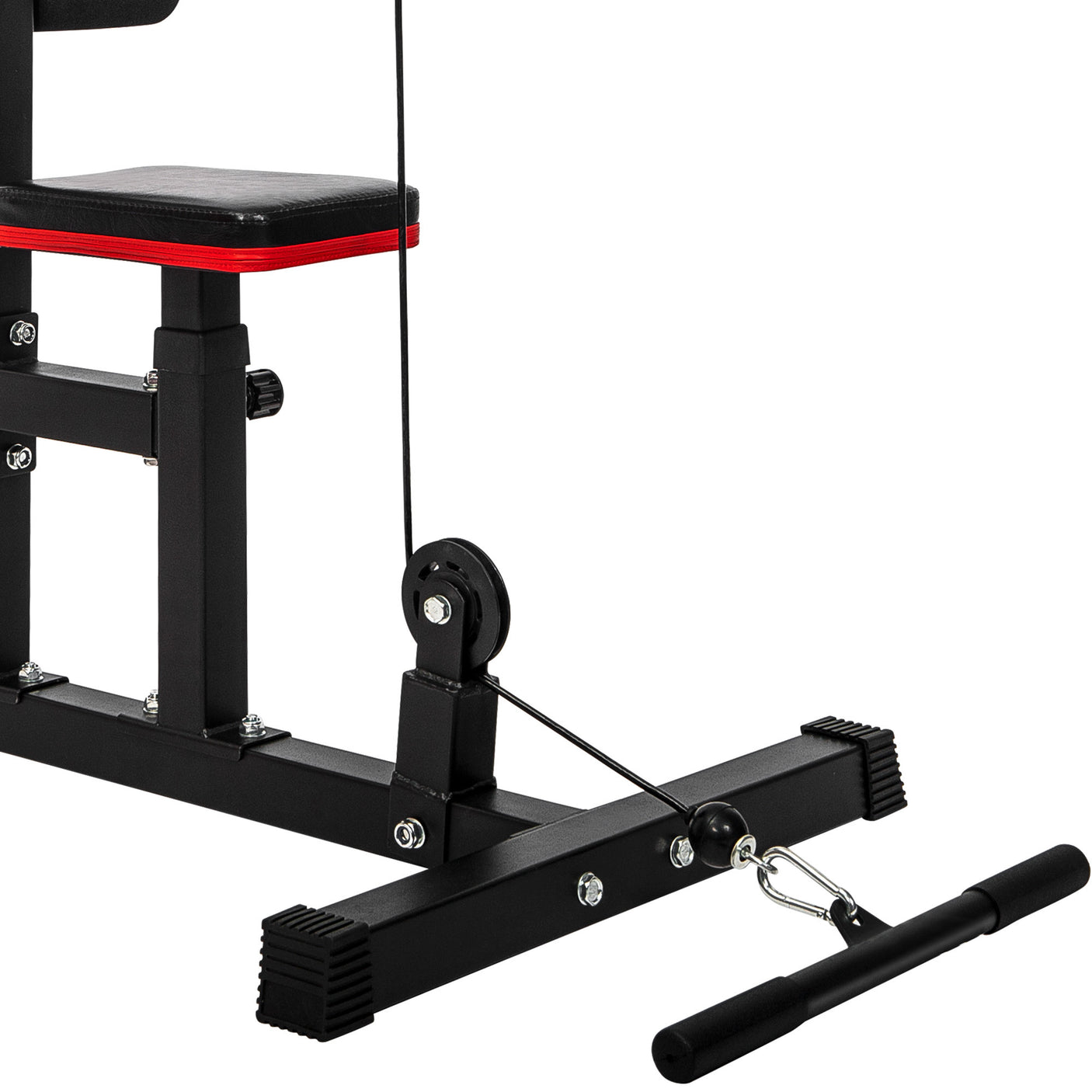 LAT Pulldown Machine Low Row Cable Pull Down Fitness Station Home Gym