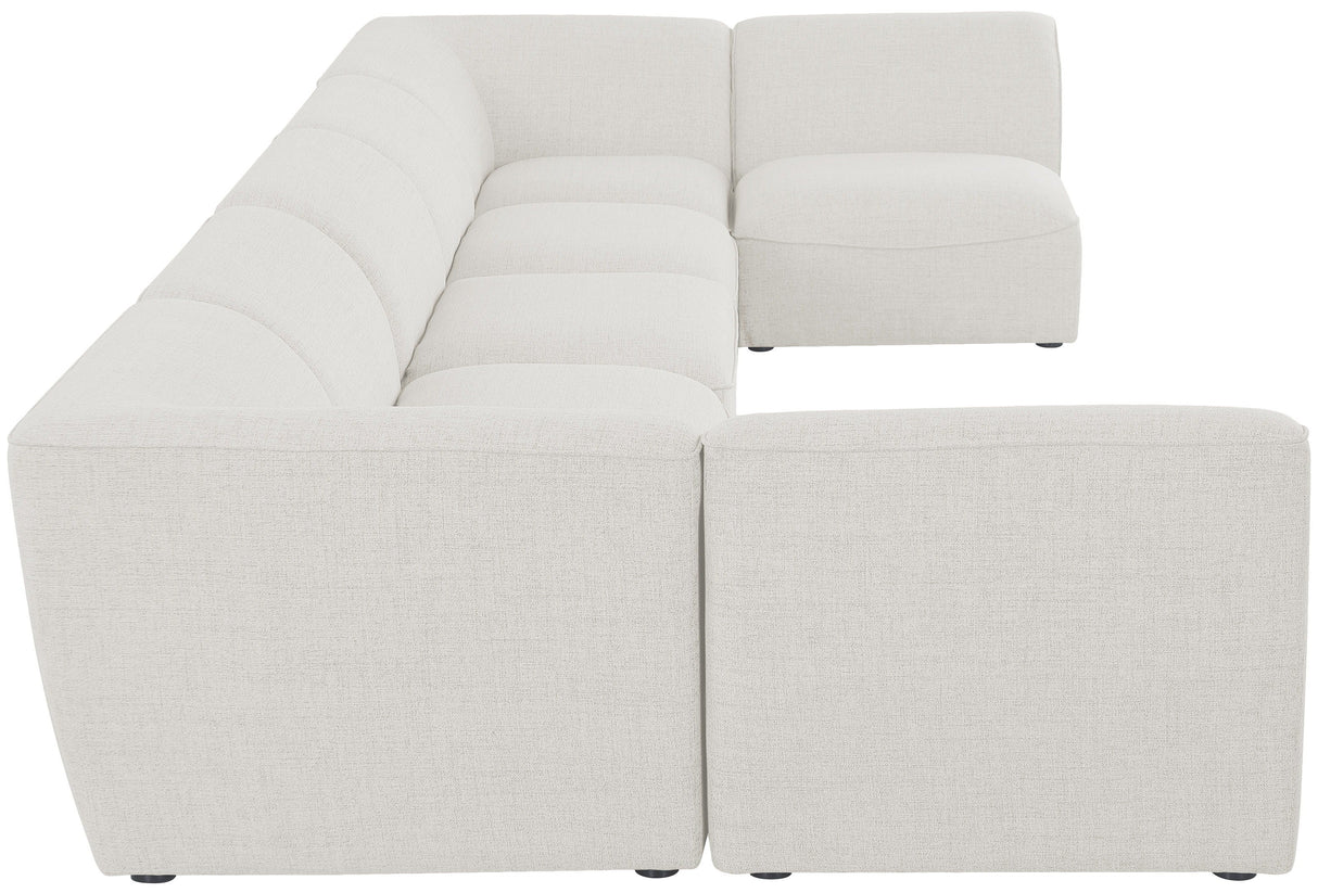 Miramar - Modular Sectional 7 Piece - Cream - Home Elegance USA