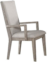 ACME Rocky Arm Chair (Set-2) in Fabric & Gray Oak 72863 - Home Elegance USA