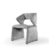 Vig Furniture Modrest - Modern Linus Accent Light Grey Chair