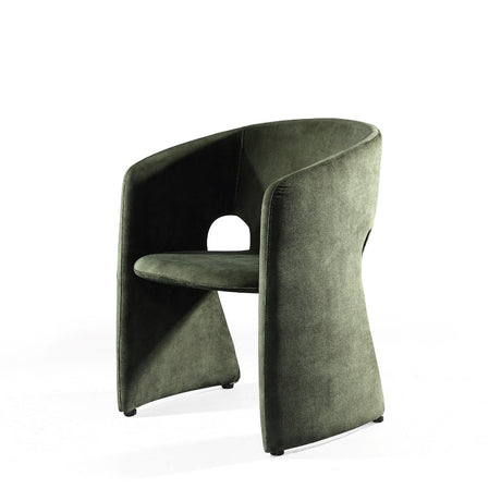 Vig Furniture Modrest - Modern Malvern Green Fabric Dining Chair