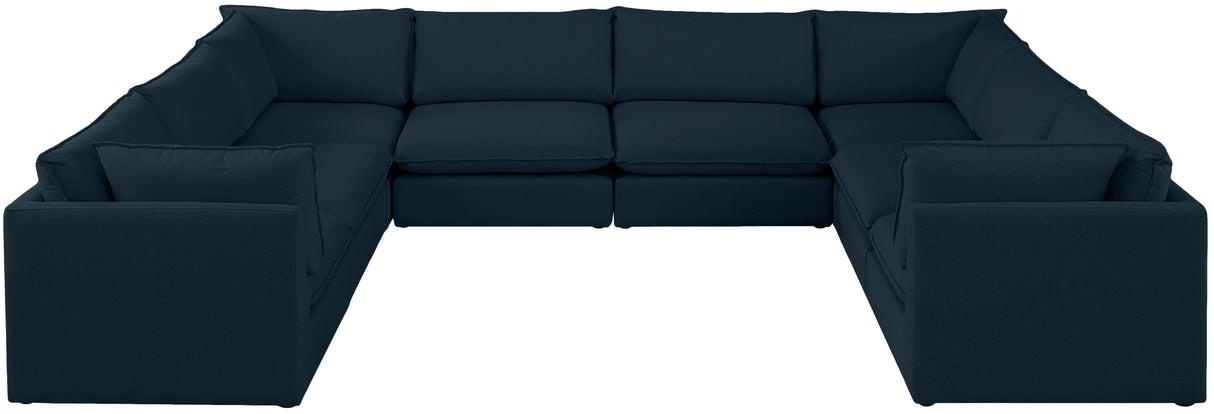 Mackenzie - Modular Sectional 8 Piece - Navy - Home Elegance USA